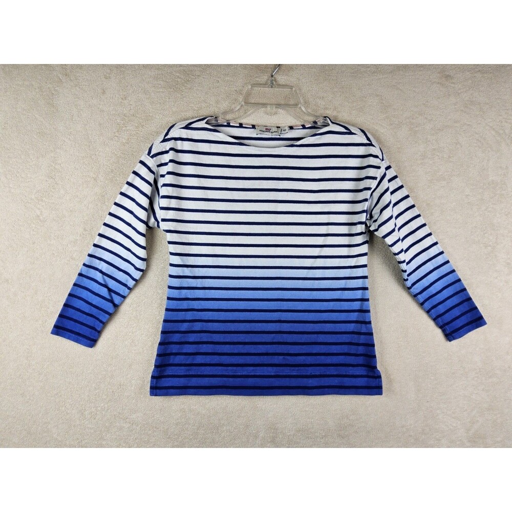 Vineyard Vines Women's Long Sleeve Striped Ombre Top Size XXS